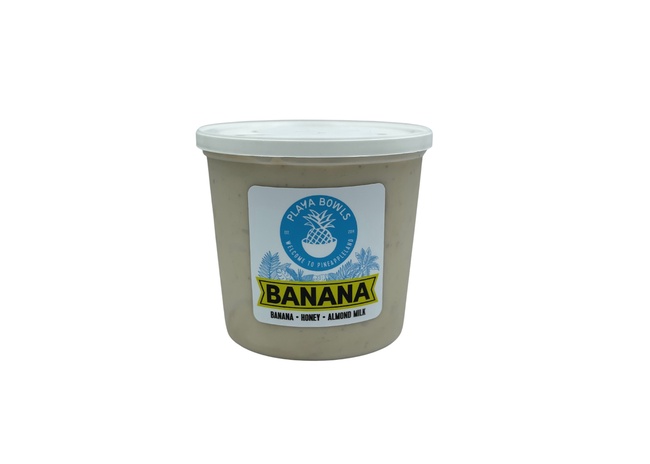 Order 1/2 Gallon Tub - Banana food online from Playa Bowls store, Glassboro on bringmethat.com