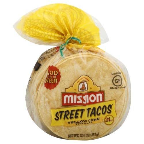 Order Mission · Street Tacos Yellow Corn Tortillas (24 ct) food online from United Supermarkets store, Plainview on bringmethat.com