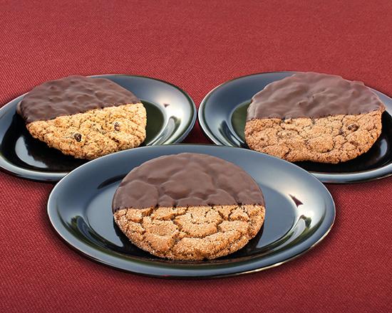 Order Chocolate Dipped Chocolate Chip Cookie food online from Cafe Yumm! store, Keizer on bringmethat.com