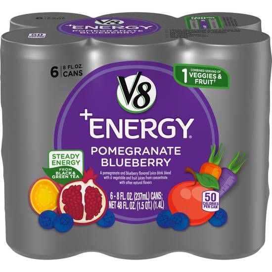 Order V8 VFSN NRGY POMBLU6PK/8Z food online from Rite Aid store, PITTSBURGH on bringmethat.com
