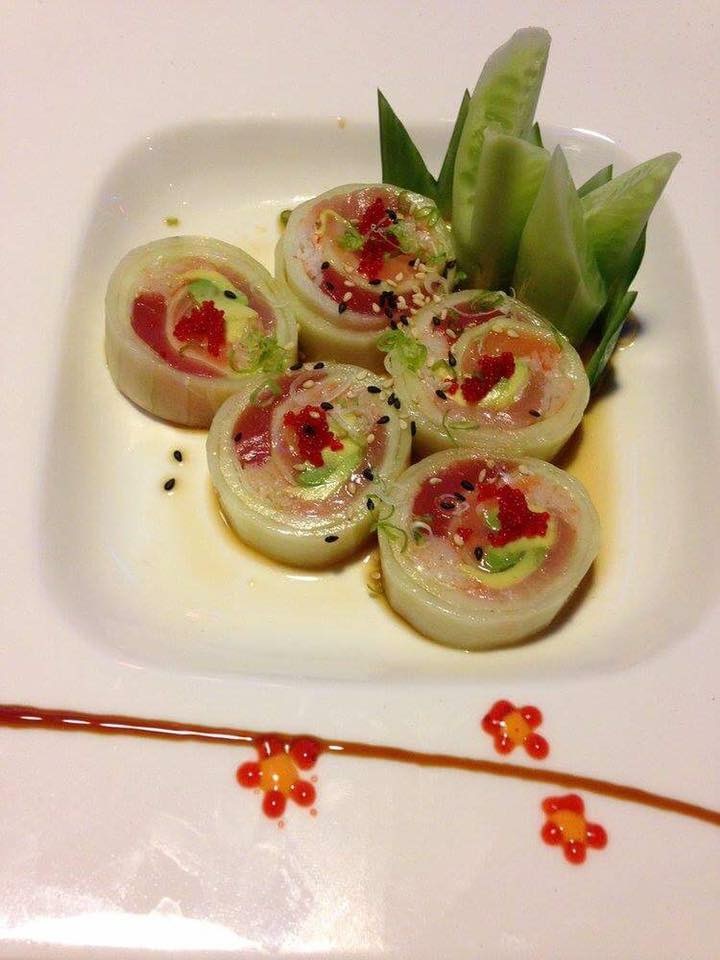 Order Spicy Trio Roll food online from Hunan Fusion store, Omaha on bringmethat.com