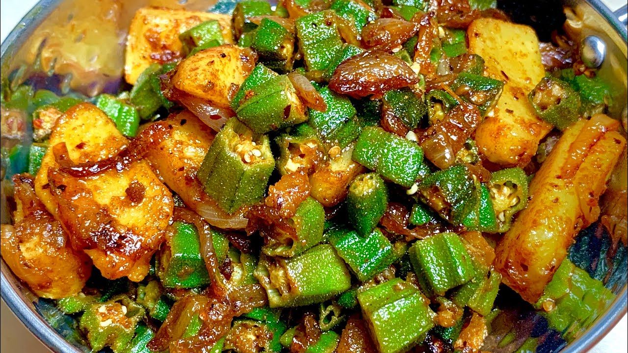 Order Bhindi Masala food online from Mahan Indian Restaurant store, Alhambra on bringmethat.com