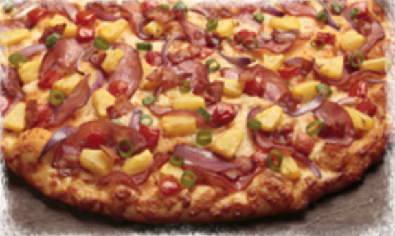 Order Maui Zaui Pizza food online from Round Table Pizza store, Cypress on bringmethat.com