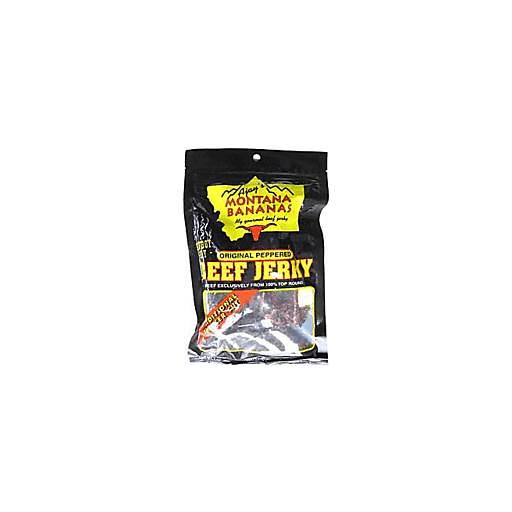 Order Montana Bananas Peppered Beef Jerky (3.25 OZ) 80288 food online from BevMo! store, Greenbrae on bringmethat.com