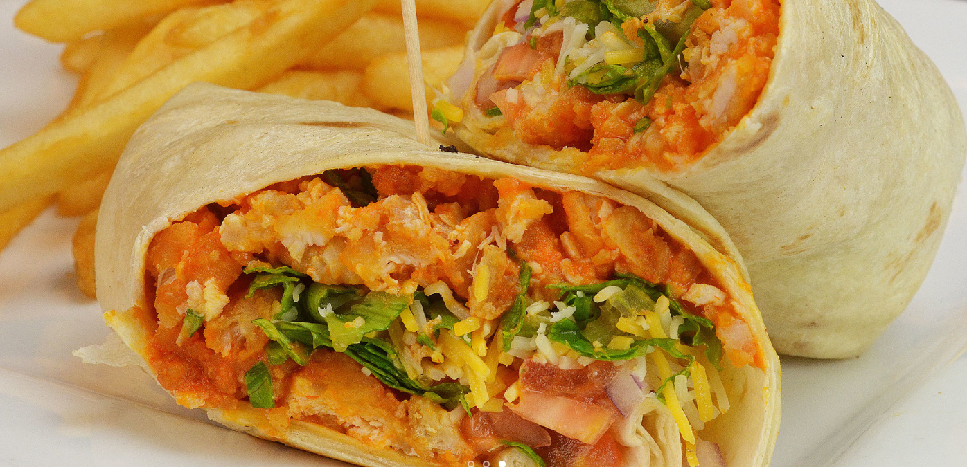 Order Buffalo Chicken Wrap food online from The Dockside store, Isle of Palms on bringmethat.com