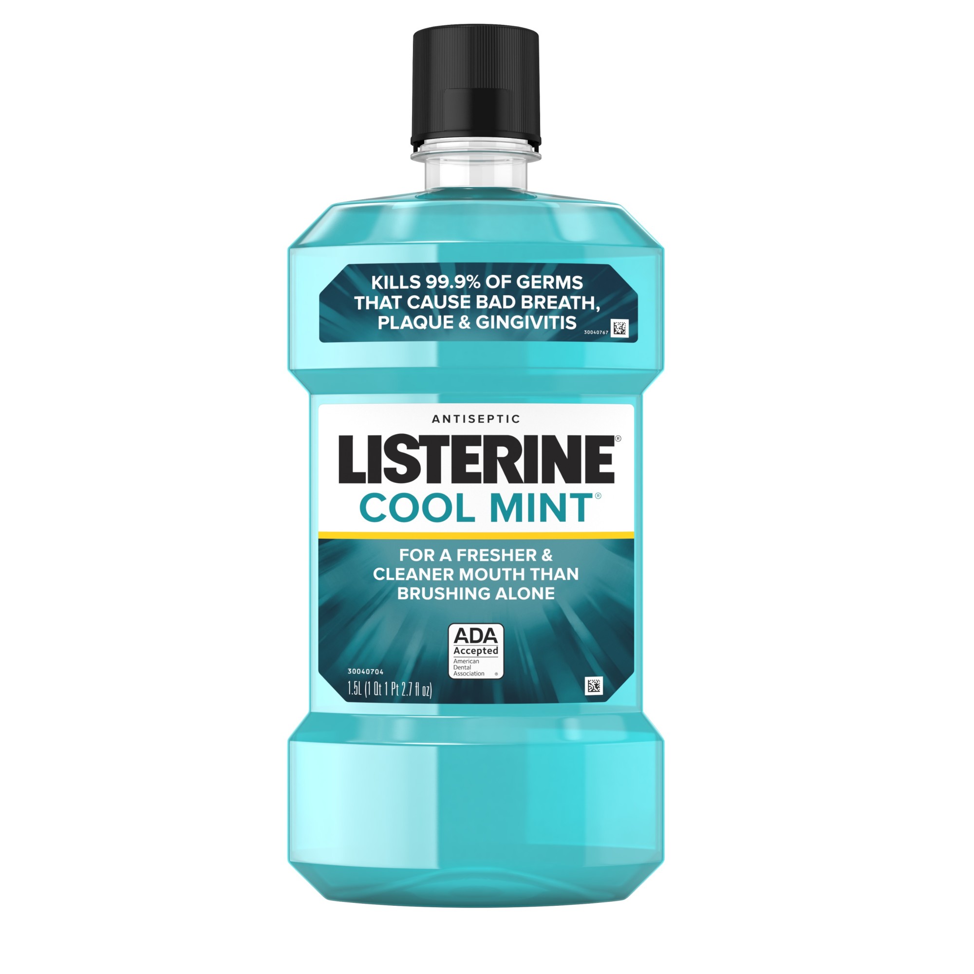 Order Listerine Antiseptic Mouthwash - Cool Mint, 50.7 fl oz food online from Rite Aid store, MILLER PLACE on bringmethat.com