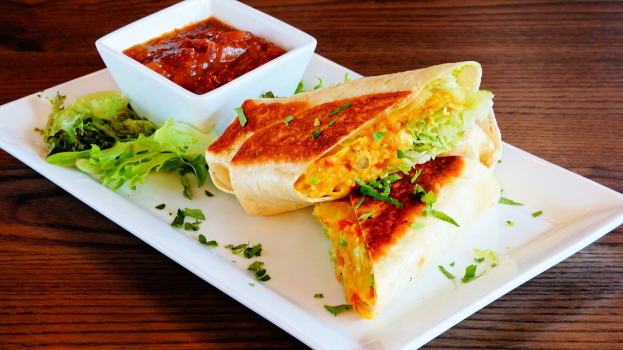 Order Vegan Samosa Wrap food online from The Howe Daily Kitchen & Bar store, Minneapolis on bringmethat.com