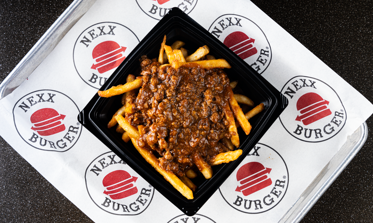 Order Chili Fries food online from Nexx Burger store, Downey on bringmethat.com