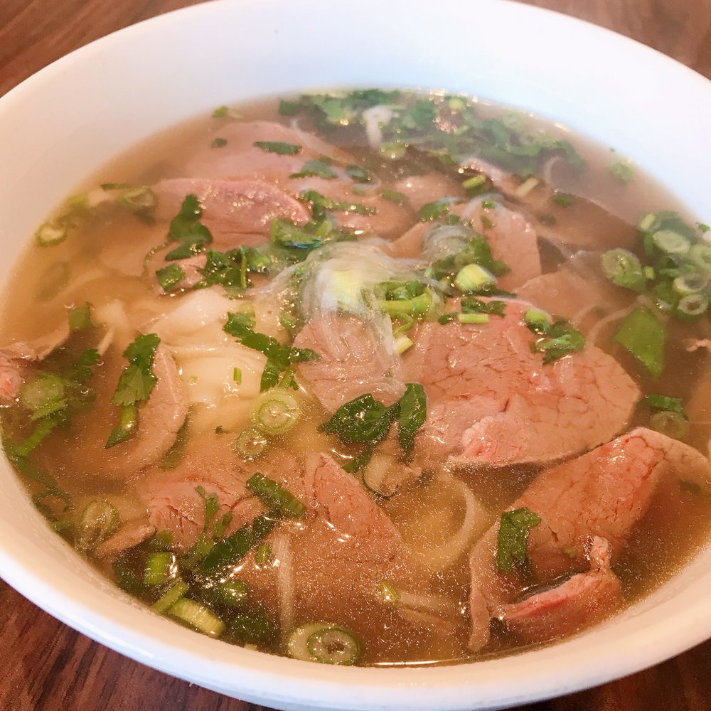 Order 9. Pho Tai food online from Quan Ngon Vietnamese Noodle House store, San Francisco on bringmethat.com