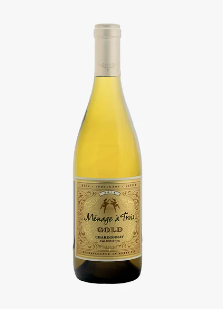 Order Menage A Trois Chardonnay 750ml food online from Terners Liquor store, Los Angeles on bringmethat.com