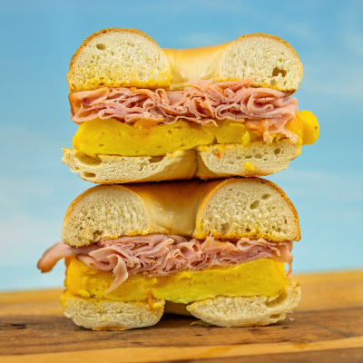 Order Ham, Egg & Cheese food online from Bagel Boys store, Santa Monica on bringmethat.com