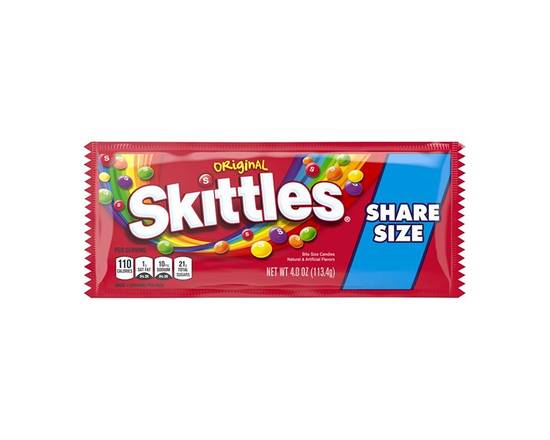 Order Skittles Share Size 4oz food online from Chevron Extramile store, Gresham on bringmethat.com