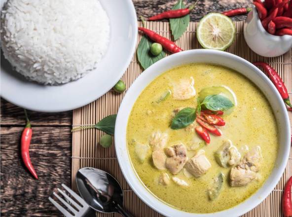 Order Chicken Green Curry (TGC)  food online from One Stop Kitchen store, San Francisco on bringmethat.com