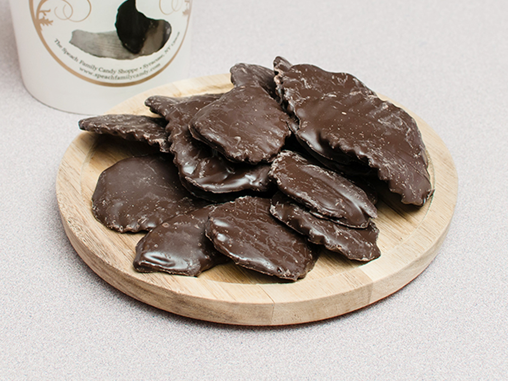 Order Chocolate Covered Potato Chips food online from Speach Family Candy Shoppe store, Syracuse on bringmethat.com