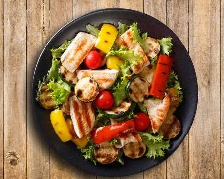 Order Classic BBQ Chicken Salad food online from Sub Cult store, Heights on bringmethat.com