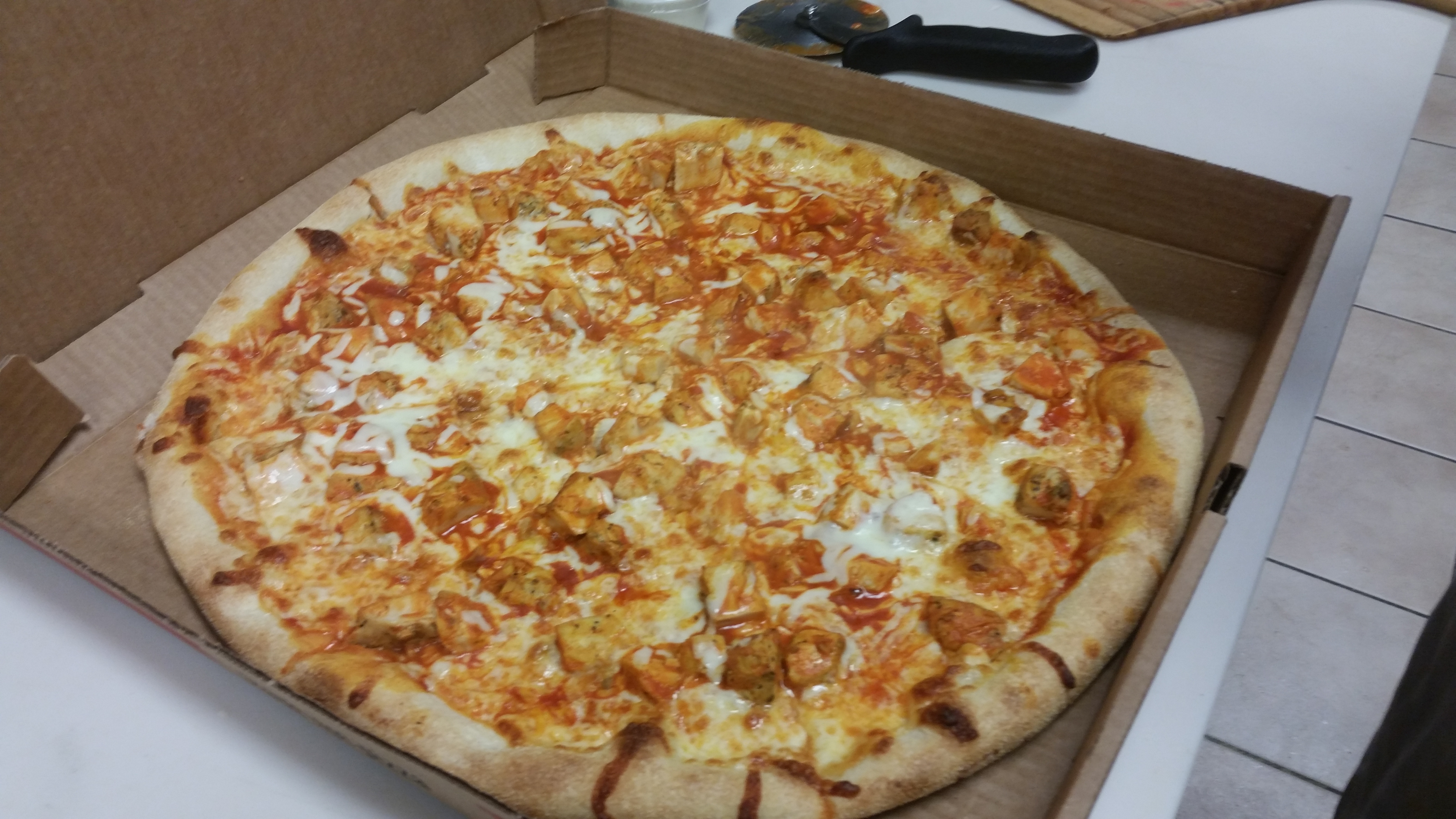 Order Buffalo Chicken Pizza food online from Italian Pizza & Subs store, Jamaica Plain on bringmethat.com