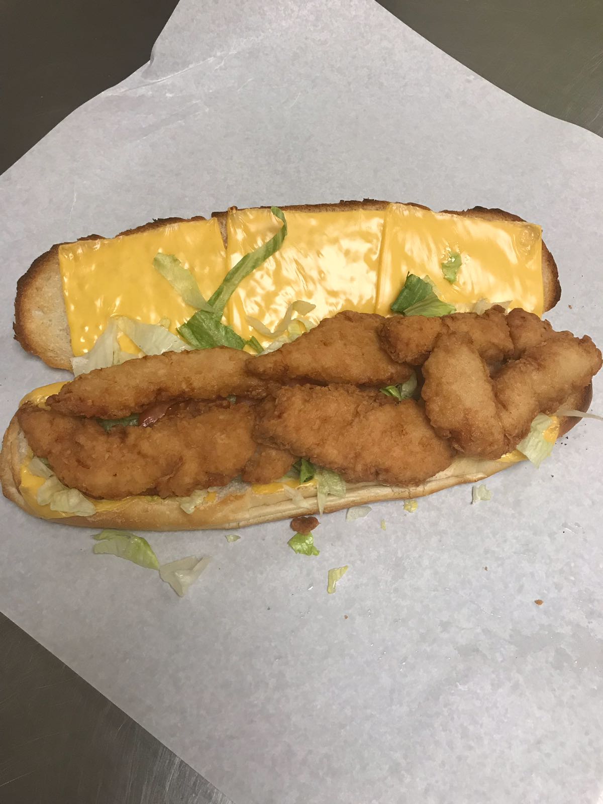 Order Chicken Finger Sub food online from H & A Deli store, Rochester on bringmethat.com
