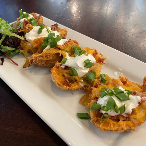 Order Loaded Potato Skins food online from Soho store, Pittsburgh on bringmethat.com