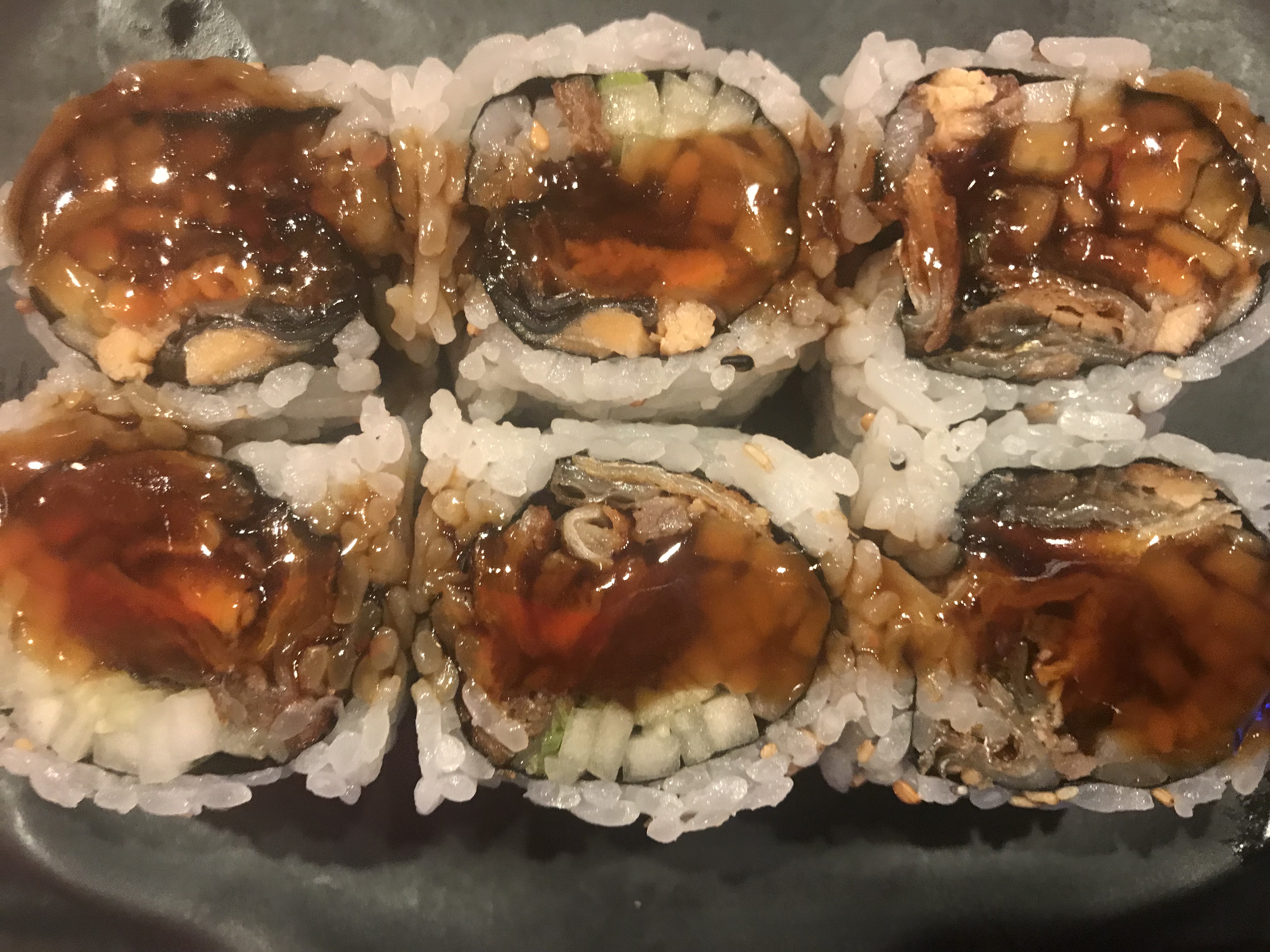 Order Salmon Skin Roll food online from Megu Sushi Japanese Cuisine store, Cherry Hill on bringmethat.com