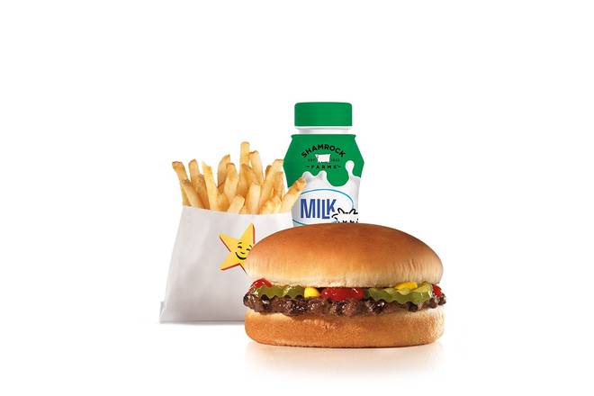 Order Hamburger Kid's Meal food online from Carl Jr. store, Hemet on bringmethat.com