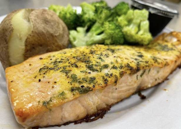 Order Baked Salmon food online from Menches Brothers store, Uniontown on bringmethat.com