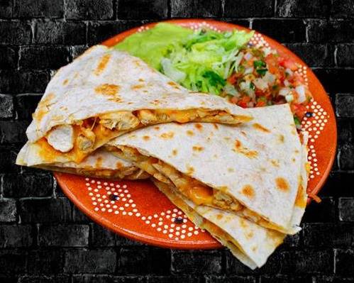 Order Chicken Quesadilla food online from RIVAS MEXICAN GRILL store, Fort Mohave on bringmethat.com