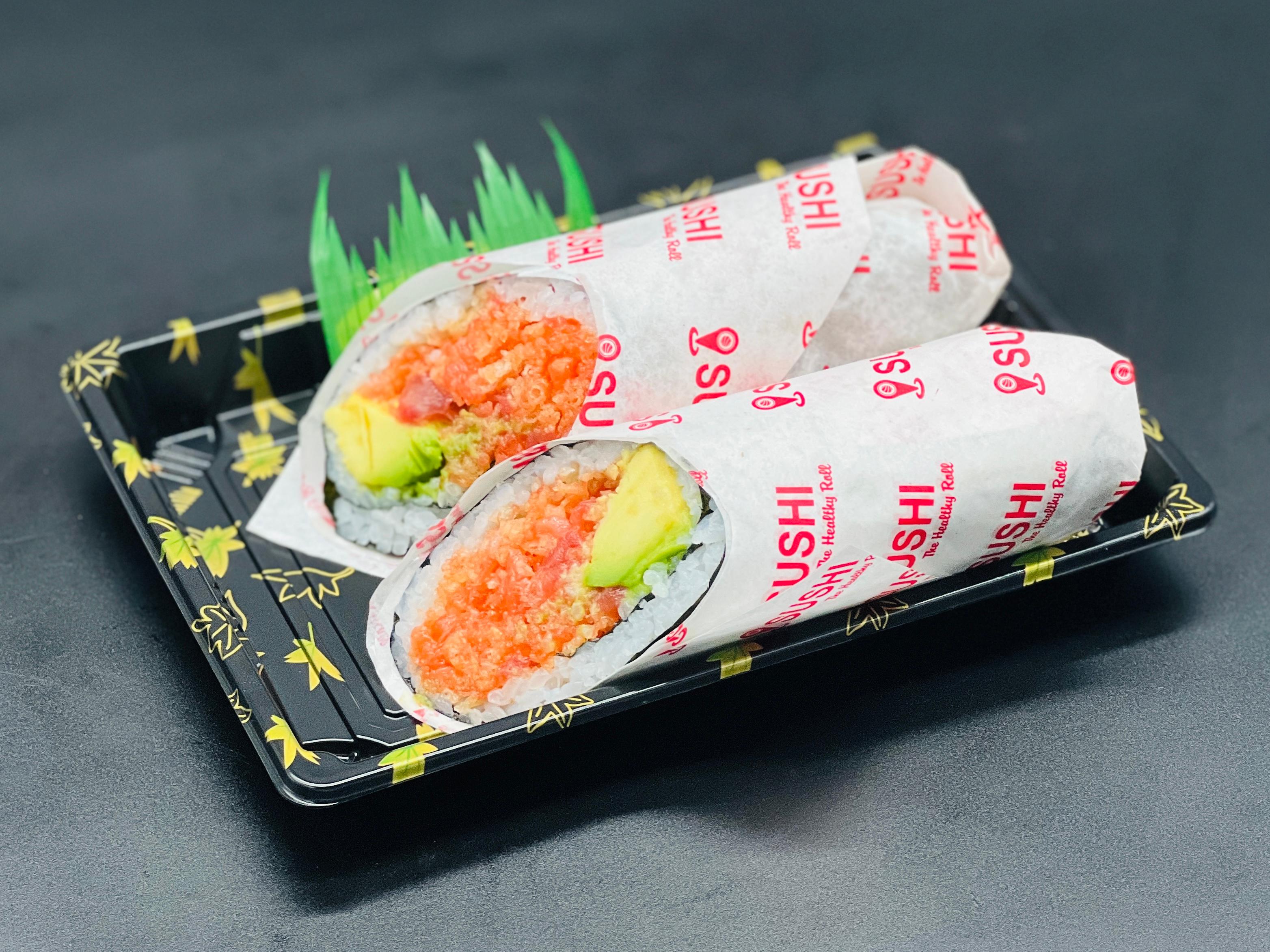 Order Double Spicy Burrito food online from I Sushi Inc. store, Ridgewood on bringmethat.com