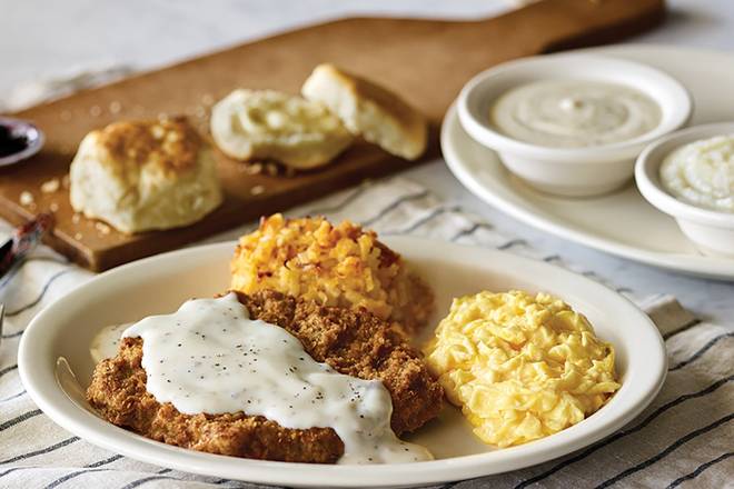 Order Grandpa's Country Fried Breakfast® food online from Cracker Barrel Old Country Store store, Corinth on bringmethat.com