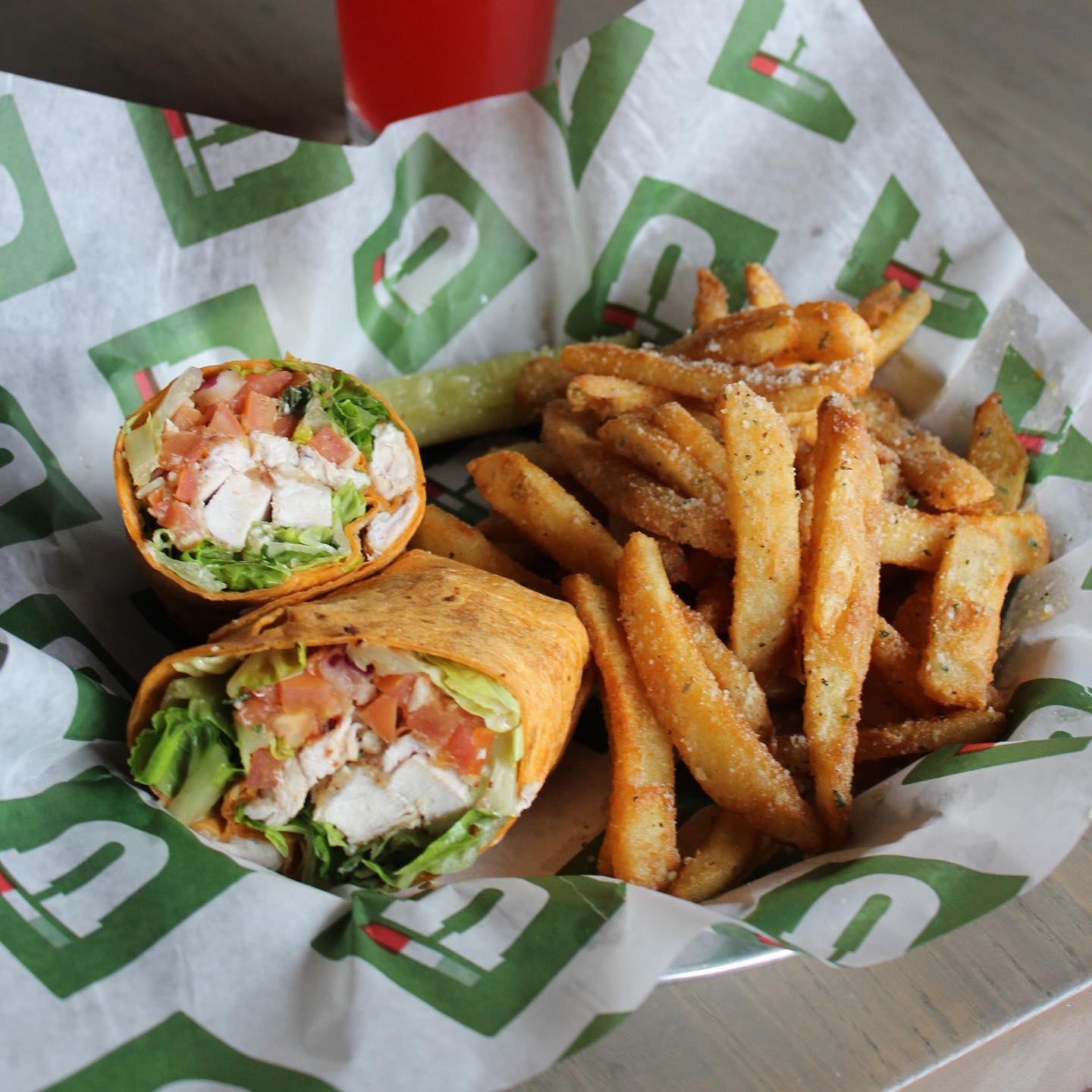 Order Sicilian Chicken Wrap food online from Uccello's store, Grand Rapids on bringmethat.com