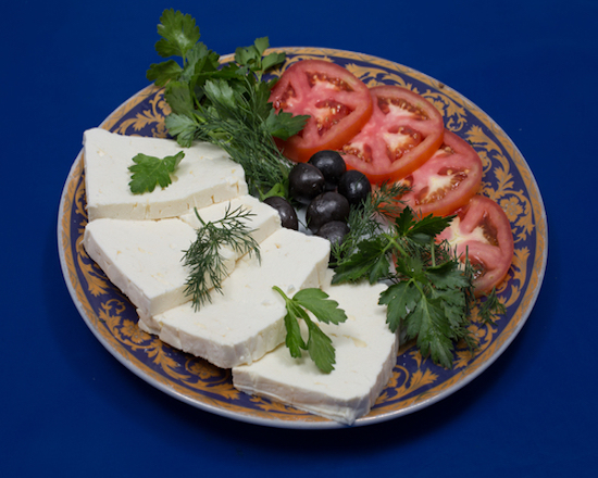 Order Feta Cheese Platter food online from Uzbekistan Restaurant store, Philadelphia on bringmethat.com