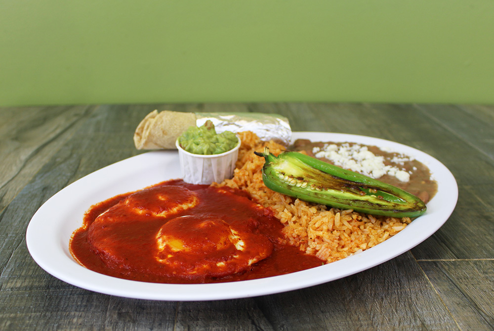 Order Huevos Rancheros food online from Bennys Tacos & Chicken Rotisserie store, Santa Monica on bringmethat.com