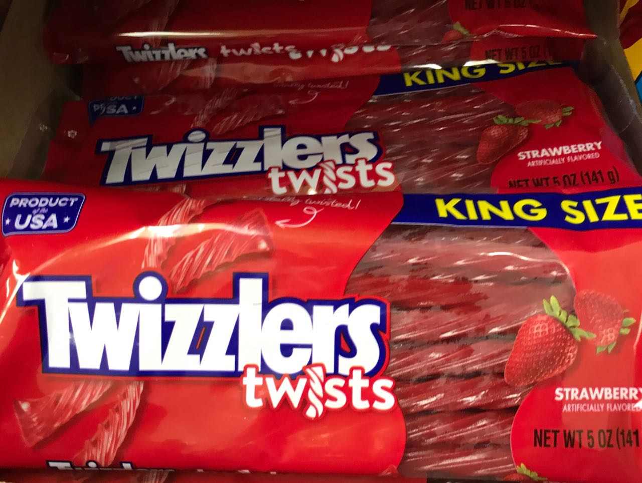 Order King Size Twizzlers 5-7 oz king food online from The Ice Cream Shop store, Providence on bringmethat.com