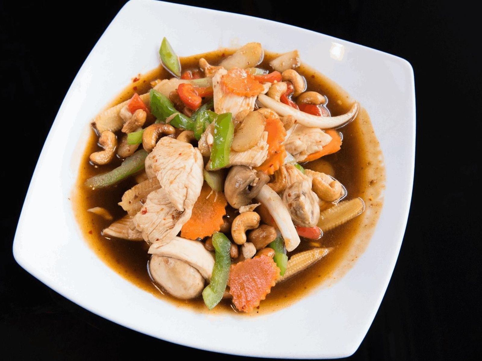 Order Golden Cashew Nut food online from Thai Thani Kitchen store, Seattle on bringmethat.com