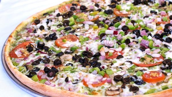 Order Vegetarian Classic 12" (CF) food online from Sf Hole In The Wall Pizza store, San Francisco on bringmethat.com