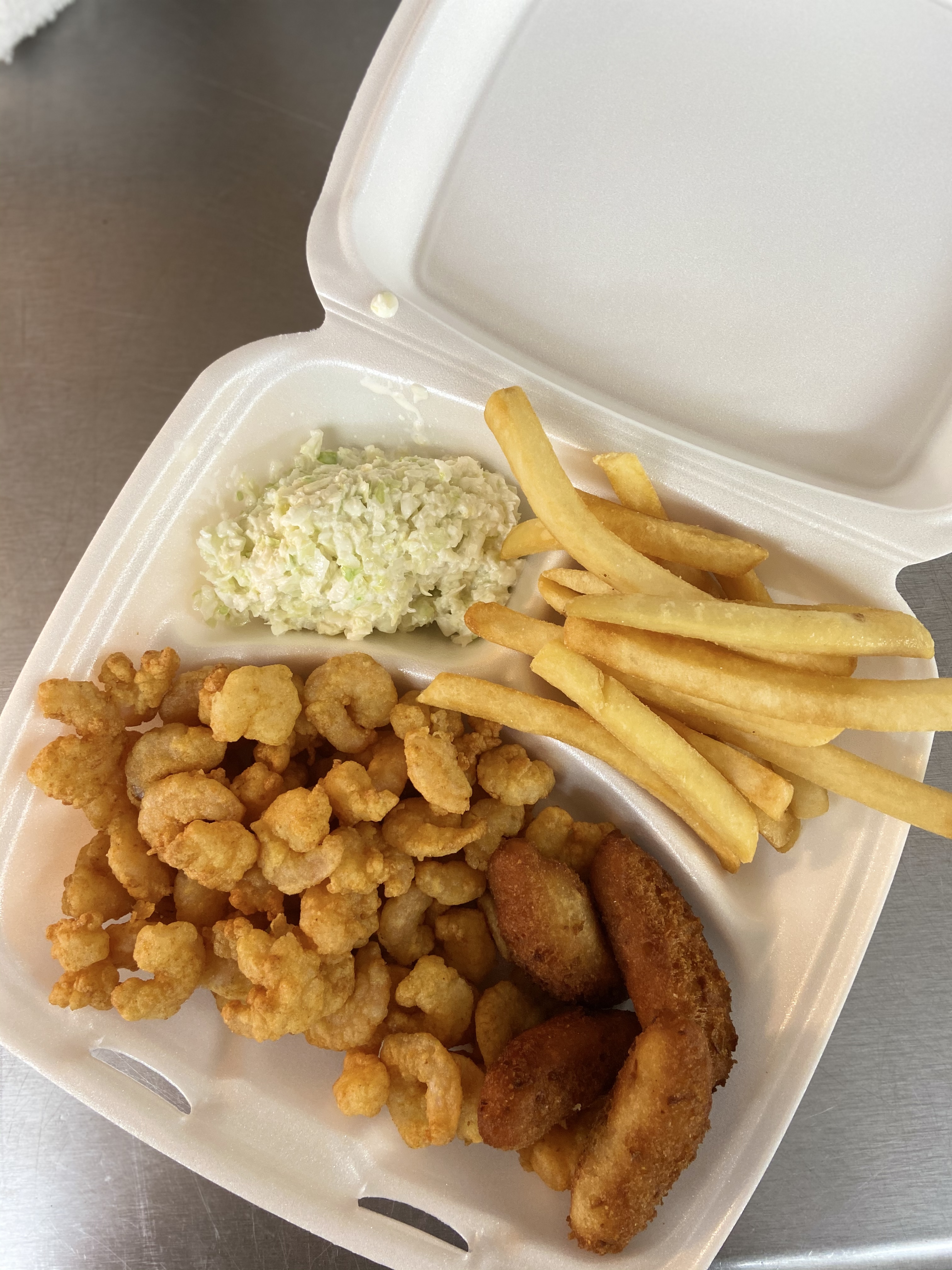 Order Fried Shrimp Plate food online from Carolina BBQ store, Wilmington on bringmethat.com