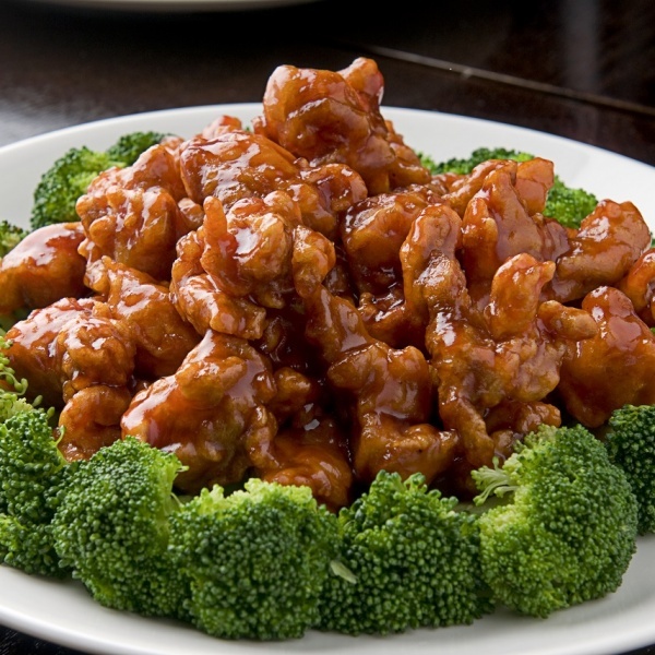Order 26. Orange Chicken food online from China One store, Moreno Valley on bringmethat.com