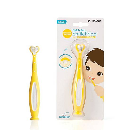Order Fridababy® SmileFrida™ Toddler Toothbrush in Yellow food online from Bed Bath & Beyond store, Lancaster on bringmethat.com