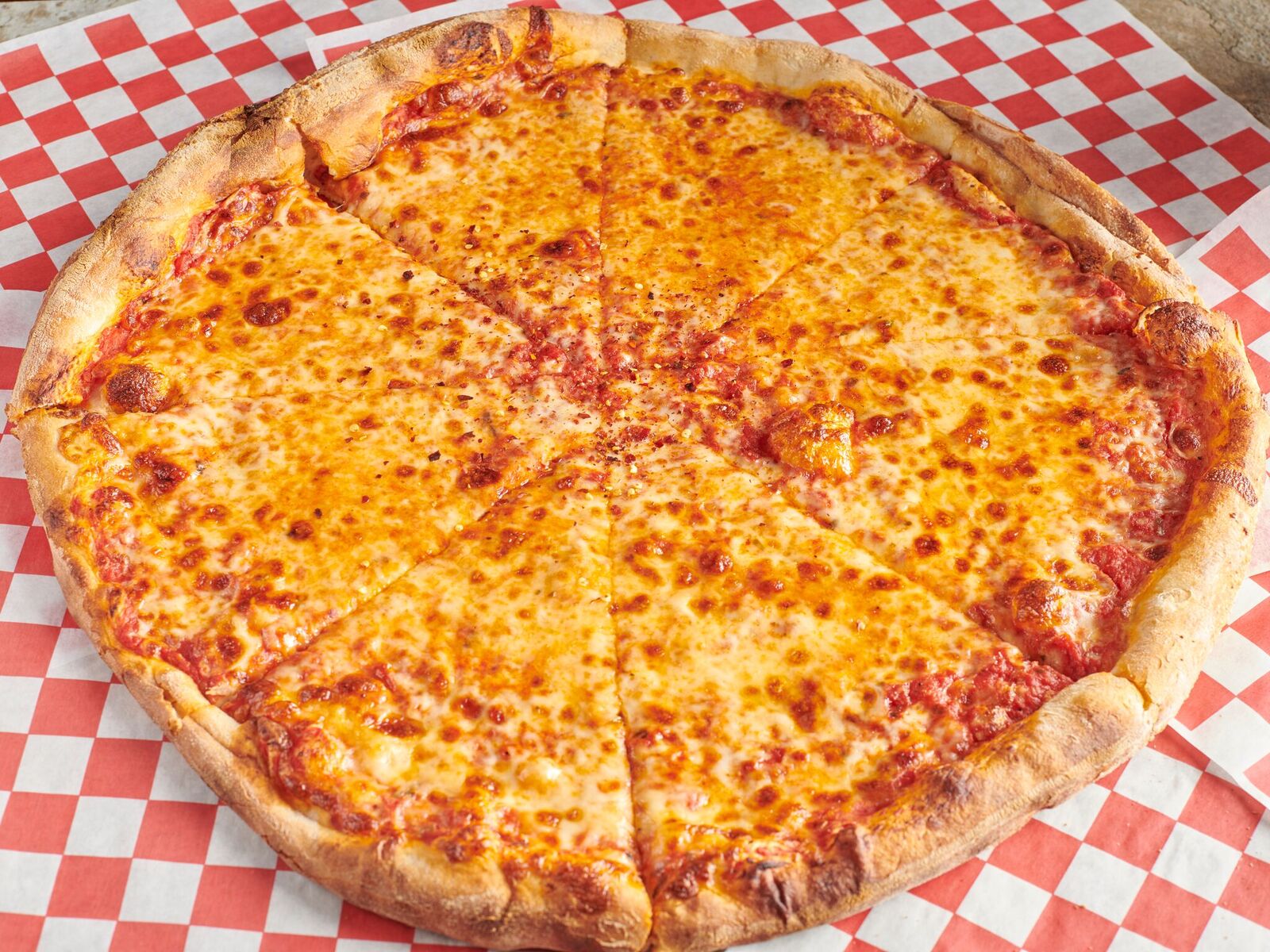 Order 18" Large Pie food online from Johnny's pizzeria store, Brooklyn on bringmethat.com