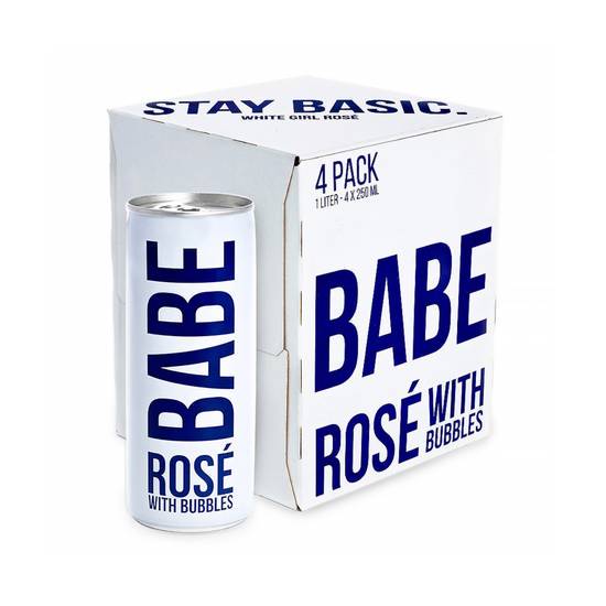 Order Babe Rosé With Bubbles 750ml | 12% abv food online from Pink Dot Logan Heights store, San Diego on bringmethat.com