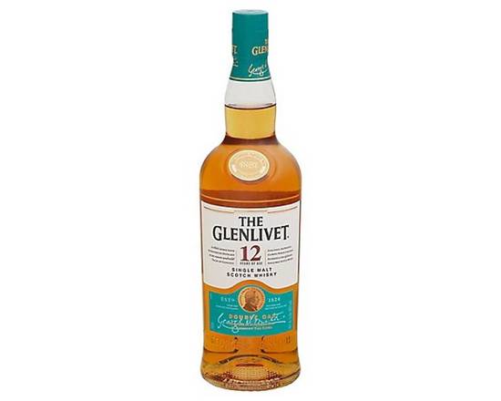 Order Glenlivet 12 Year Old 750 ml 40% food online from Starway Liquor store, Bell Gardens on bringmethat.com