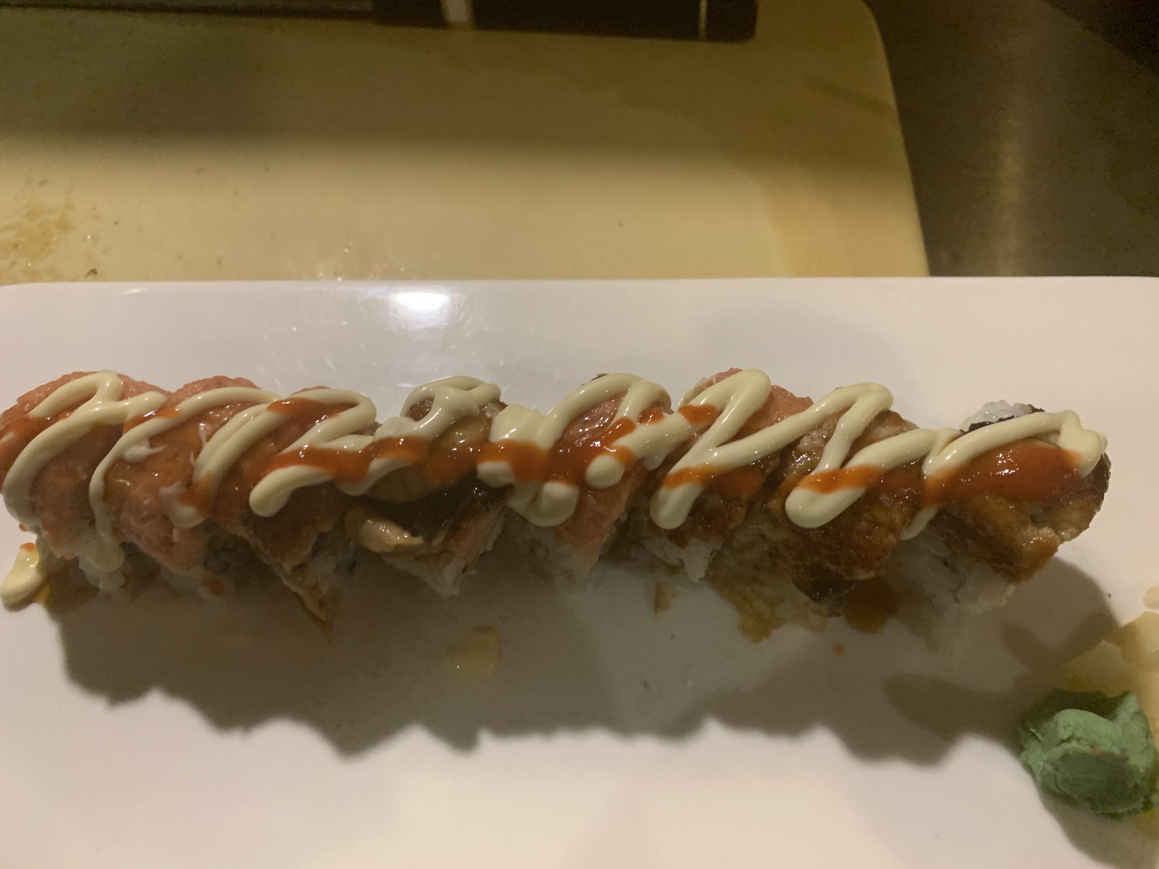 Order 13. Asahi Specialty Roll food online from Fuji Yama Sushi Bar store, Reisterstown on bringmethat.com