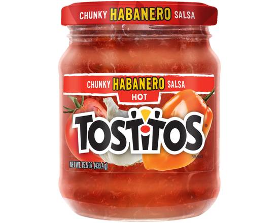 Order Tostitos Hot Chunky Habanero Salsa 15.5 Oz food online from Abc Discount Store store, San Diego on bringmethat.com