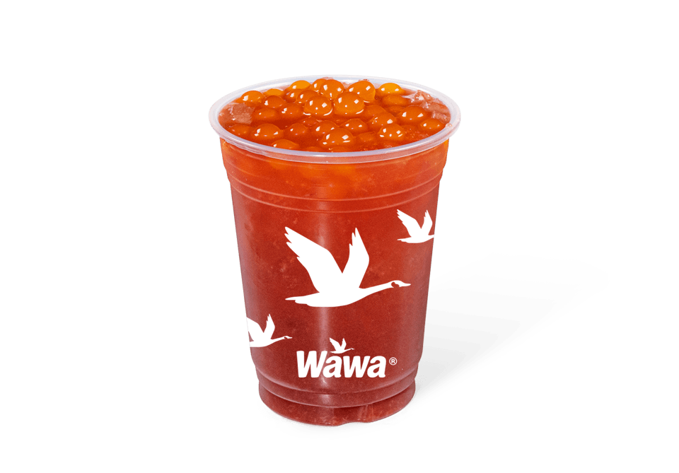 Order Iced Popping Bubbles - Strawberry Dragon Fruit Green Tea with Mango Bubbles food online from Wawa store, Jackson on bringmethat.com