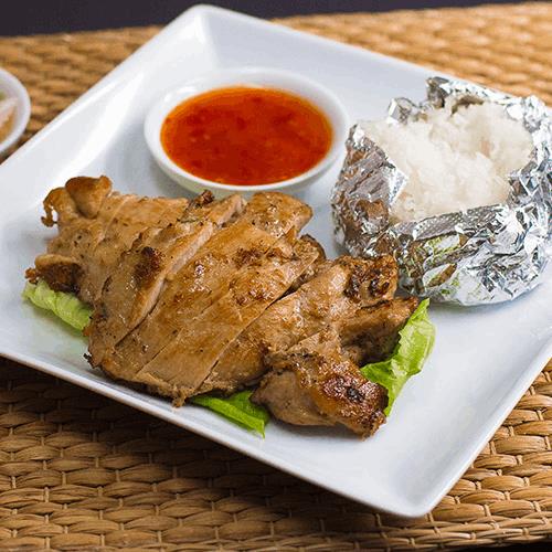Order 104. Gai Yang food online from Garnjana Thai Restaurant store, Fredericksburg on bringmethat.com