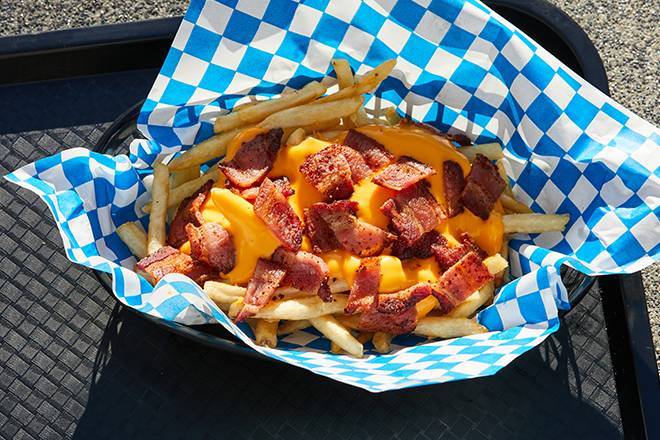 Order Bacon Cheese Fries food online from Juicy Cheesesteaks store, Exton on bringmethat.com