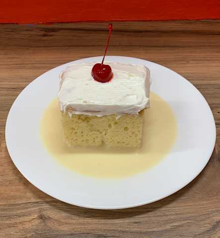 Order Three Milk Cake - Tres Leches food online from Mango Loco store, Jersey City on bringmethat.com