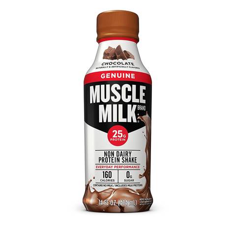 Order Muscle Milk Chocolate Shake 14oz food online from Aplus store, Pottsville on bringmethat.com