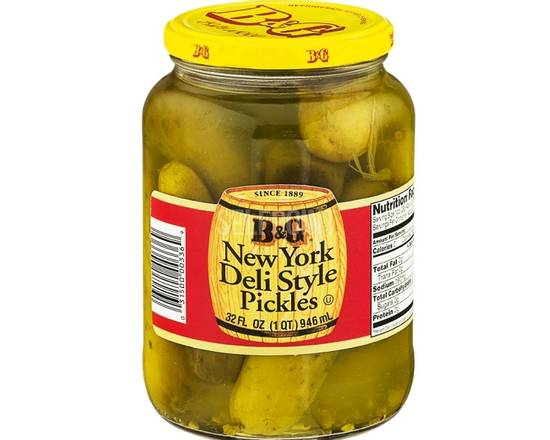 Order B&G New York Deli Style Pickles (32 oz) food online from Ctown Supermarkets store, Uniondale on bringmethat.com