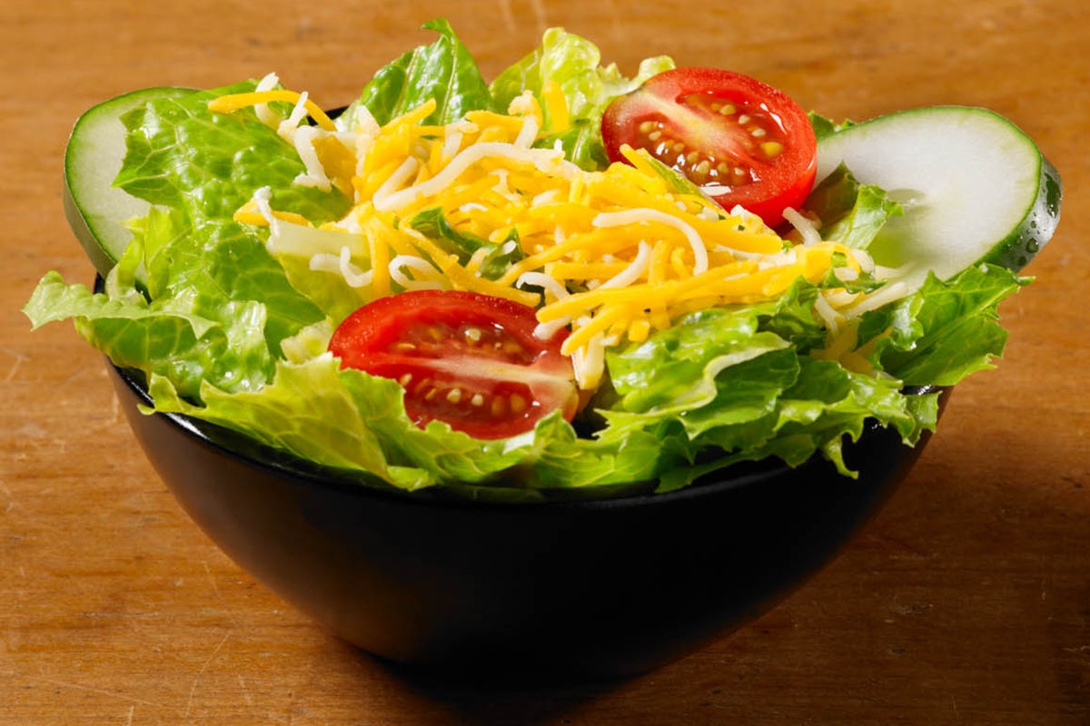 Order SIDE SALAD food online from Shanes Rib Shack store, Athens on bringmethat.com