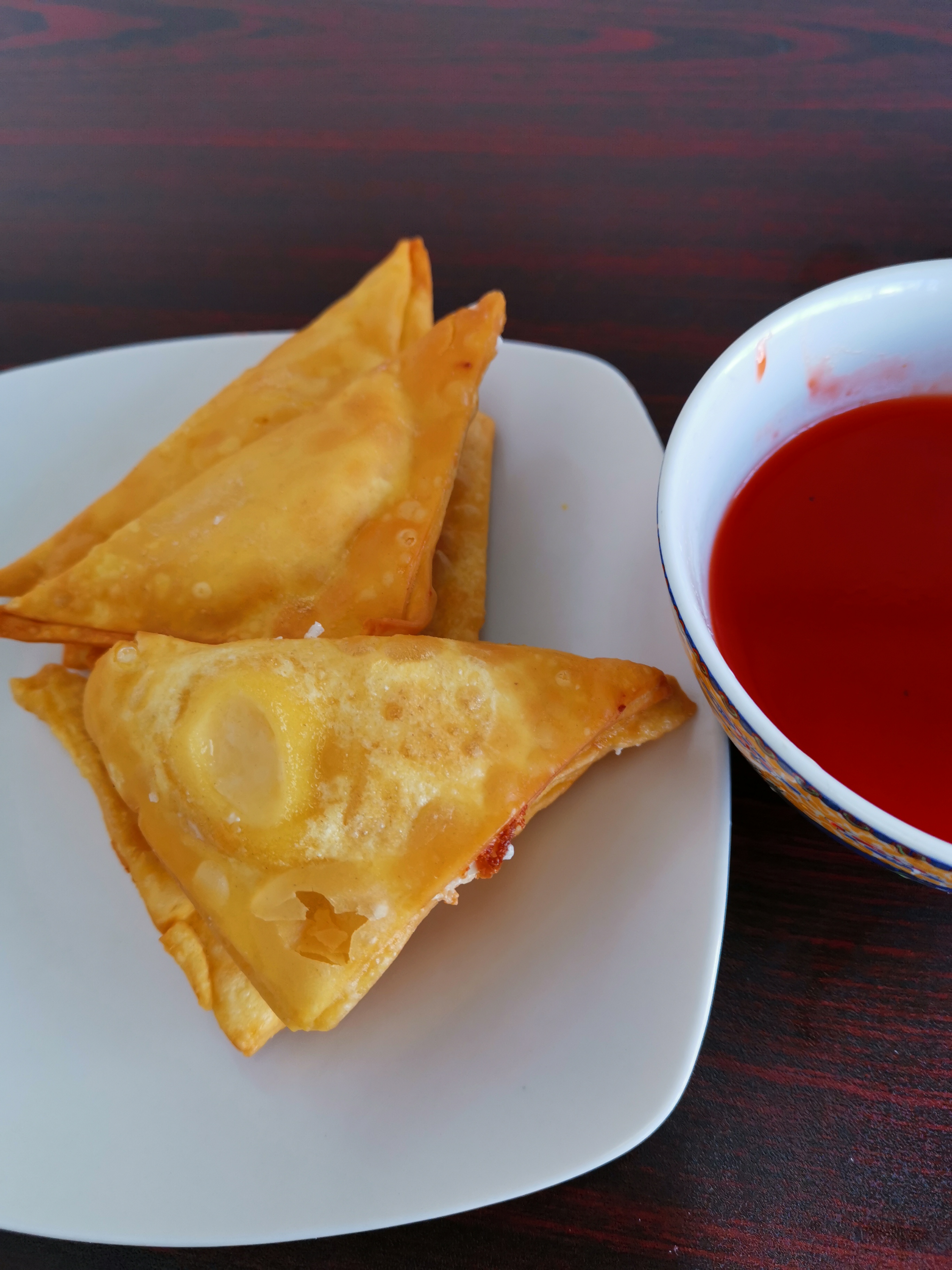 Order 10. Fried Crabmeat Cheese Wonton  food online from China Express store, Baltimore on bringmethat.com